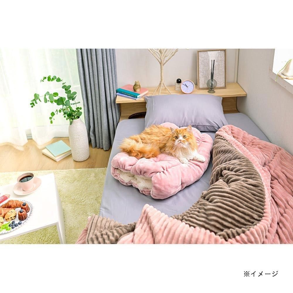 Amazon | カインズ(CAINZ) ペットベッド もこもこトンネル 幅38cm 奥行